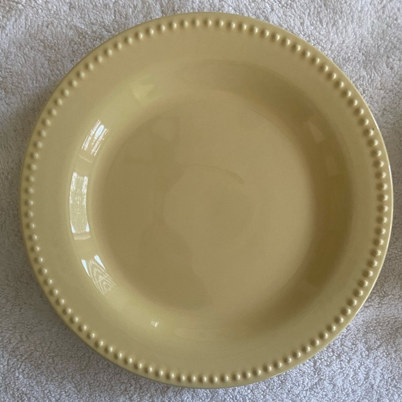 Pottery Barn Emma Yellow Dinner Plate set of 4 - Picture 9 of 16